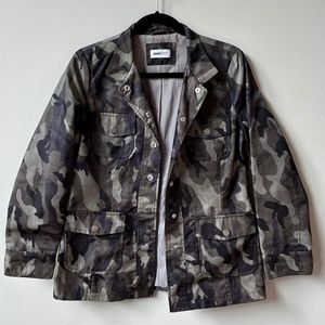 Jane Post Army Fatigue Nylon Jacket, S